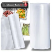 Akcesoria i części AGD - FOLIA MOLETOWANA DO ZGRZEWARKI PRÓŻNIOWEJ PAKOWARKI ROLKA RĘKAW 25x600CM - miniaturka - grafika 1