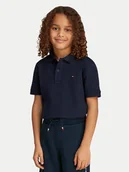 Spodenki damskie - Tommy Hilfiger Szorty sportowe Essential KB0KB09667 Granatowy Regular Fit - miniaturka - grafika 1