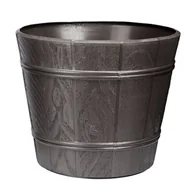 Donice - Doniczka drewnopodobna 7 42 cm grafitowy - miniaturka - grafika 1