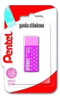 Gumka ołówkowa w pastelowych kolorach, mix - Gumki biurowe - miniaturka - grafika 1