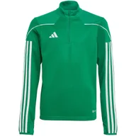 Piłka nożna - ADIDAS bluza treningowa chłopięca piłkarska TIRO IB8474 zielona - miniaturka - grafika 1