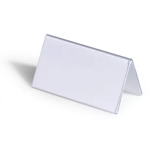 Identyfikator stojący DURABLE 52/104x100mm transparentny 805119 25szt. - Identyfikatory - miniaturka - grafika 1