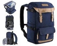 Paski, szelki, uprzęże foto - K&F Plecak fotograficzny NA APARAT KAMERĘ + LAPTOPA - SZYBKI DOSTĘP PRO - miniaturka - grafika 1