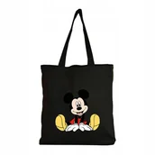 Torby i wózki na zakupy - Eko Torba na ramię Zakupy Shopper Torebka Bawełniana Myszka Miki 14 - miniaturka - grafika 1