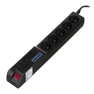 Listwy zasilające - Acar Listwa zasilająca 504WF RACK 195 m Czarny 504WF/19 KRG CZARNY 5M (ACAR 504WF/19 KRG CZARNY 5M) - miniaturka - grafika 1