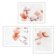 Ramki na zdjęcia - Zestaw Ramek Drewnianych- Galeria Białych Ramek Na 3 Zdjęcia - miniaturka - grafika 1