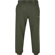 Spodenki męskie - Urban Classics Męskie spodnie do biegania Small Embroidery Sweatpants Bottlegreen 3XL, zielony butelkowy, 3XL - miniaturka - grafika 1