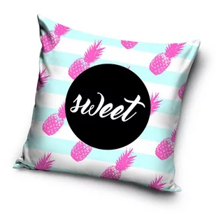 CX Poszewka Summer Sweet Pineapple PNL163014 Ananas 40x40 cm PNL163014 - Poszewki na poduszki - miniaturka - grafika 1