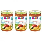 Dania dla dzieci - Hipp Pasta Bambini Rigatoni Napoli po 11. miesiącu zestaw 3 x 220 g Bio - miniaturka - grafika 1