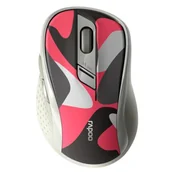 Myszki - Rapoo M500 czerwona - miniaturka - grafika 1