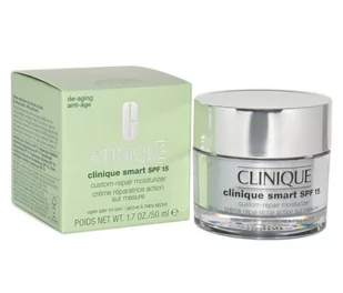 Clinique krem do twarzy na dzień o działaniu nawilżającym Smart Custom Repair Moisturizer SPF15 Very Dry To Dry Skin 50ml - Kremy do twarzy - miniaturka - grafika 1