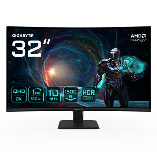 Gigabyte 31,5'' GS32QCA EK - Monitory - miniaturka - grafika 1