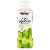 Kefiry, jogurty, maślanki - Piątnica Skyr jogurt pitny typu islandzkiego limonka & nuta mięty 330 ml - miniaturka - grafika 1