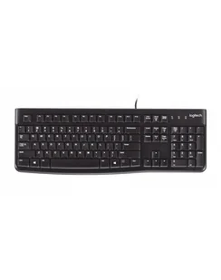 LOGITECH K120 Corded Keyboard czarna 920-002499 - Klawiatury - miniaturka - grafika 1
