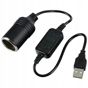 ADAPTER ZASILACZ MINI PRZETWORNICA USB 5V NA GNIAZDO ZAPALNICZKI 12V - Pozostałe akcesoria do telefonów - miniaturka - grafika 1