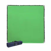 Akcesoria do statywów - Lastolite StudioLink Chroma Green 3x3m Kit Rama + Tło LL LR83350 - miniaturka - grafika 1