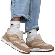 Sneakersy damskie - Buty Sportowe Damskie Sneakersy Permani Basida Camel 37 - miniaturka - grafika 1