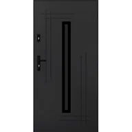 Drzwi zewnętrzne - Drzwi zewnętrzne borneo antracyt 90 prawe - miniaturka - grafika 1