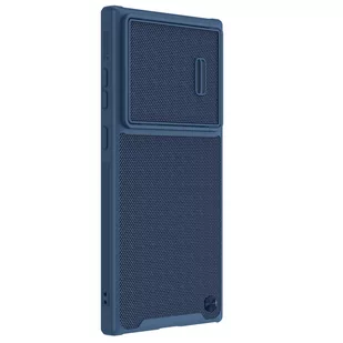 Nillkin Textured S Case etui Samsung Galaxy S23 Ultra pancerny pokrowiec z osłoną na aparat niebieskie - Etui i futerały do telefonów - miniaturka - grafika 2