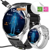 Smartwatch - Rubicon RNCF38 Pro - Smartwatch z EKG, Glukoza, Puls, AMOLED 2x Pasek - miniaturka - grafika 1