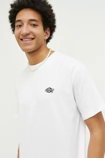 Koszulki męskie - Dickies t-shirt bawełniany kolor biały z aplikacją - grafika 1