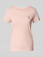 Koszulki i topy damskie - T-shirt o kroju regular fit z czystej bawełny - miniaturka - grafika 1