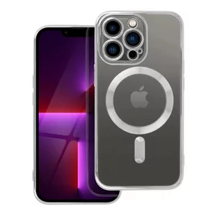 Etui Futerał Electro Mag Cover do iPhone 13 Pro srebrny - Etui i futerały do telefonów - miniaturka - grafika 1