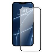 Szkła hartowane na telefon - Baseus Baseus 0,3mm Full Screen Glass 2x szkło hartowane do iPhone 13 mini na cały ekran z ramką czarny (SGQP010001) - miniaturka - grafika 1