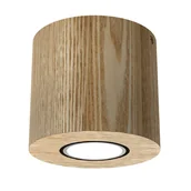 Lampy sufitowe - Drewniany reflektor, nieruchomy spot tuba LX 9747 z serii DOWNLIGHT WOOD - miniaturka - grafika 1