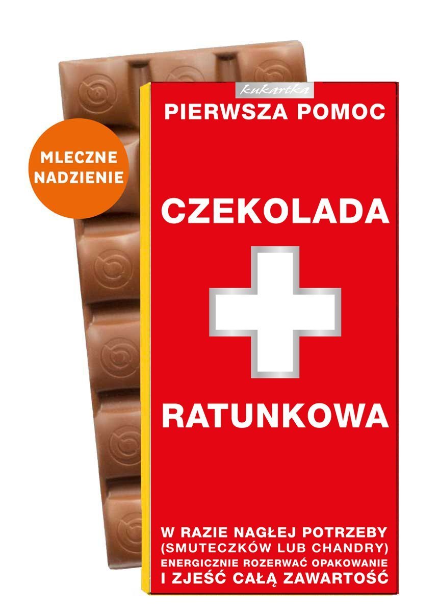 CZEKOLADA 492 Ratunkowa (czekolada z nadzieniem)