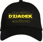 Czapki i chusty sportowe męskie - CZAPKA Z DASZKIEM PREZENT NA DZIEŃ DZIADKA SUPER DZIADEK DLA DZIADKA +IMIĘ - miniaturka - grafika 1