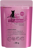 Mokra karma dla kotów - Zestaw Catz Finefood saszetki, 16 x 85 g - Jagnięcina z koniną - miniaturka - grafika 1