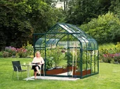 Szklarnie ogrodowe - VITAVIA szklarnia DIANA 6700 szkło 3 mm zielona LG4219 - miniaturka - grafika 1