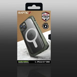 Raptic X-Doria Secure Case etui iPhone 14 z MagSafe pancerny pokrowiec zielony - Etui i futerały do telefonów - miniaturka - grafika 6