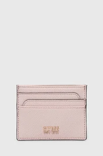 Guess etui na karty LAUREL kolor różowy SWZG85 00350 - Etui na dokumenty i karty - miniaturka - grafika 1