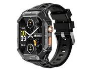 Smartwatch - Oukitel BT80 Rugged Outdoor Czarny - miniaturka - grafika 1