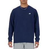 Bluzy męskie - Bluza New Balance MT41507NNY - granatowa - miniaturka - grafika 1