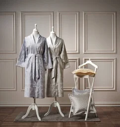 Curt Bauer Szlafrok Gracie French Blue Ostatnie Sztuki - Szlafroki damskie - miniaturka - grafika 1