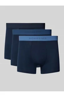 Bokserki z elastycznym paskiem z logo w zestawie 3 szt. - Schiesser - Majtki damskie - miniaturka - grafika 1