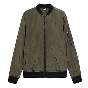4F Kurtka męska Jacket, Kaki, Small - Kurtki męskie - miniaturka - grafika 1