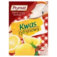 Dodatki do ciast w proszku - Prymat Kwas cytrynowy 20 g - miniaturka - grafika 1