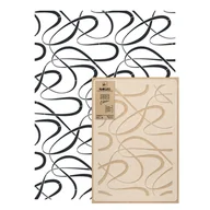 Szablony malarskie - Nakleo szablon malarski wielokrotny powtarzalny // Curvy Lines SZA-REP-065 - miniaturka - grafika 1