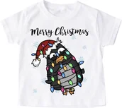 Koszulki dla dziewczynek - Świąteczna koszulka dla dziecka - miniaturka - grafika 1