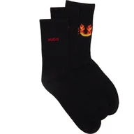 Skarpetki męskie - Hugo Bodywear Skarpety 3-pack QS RIB FLAMES - miniaturka - grafika 1