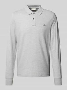 Koszulka polo o kroju regular fit z wyhaftowanym logo model ‘SHIELD’ - Koszulki męskie - miniaturka - grafika 1