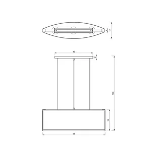 Luminex Tear 4152 lampa wisząca zwis 3x60W E27 czarna/złota - Lampy sufitowe - miniaturka - grafika 2
