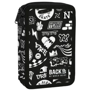 Piórnik podwójny z wyp BackUp 7 DW57 DERFORM - Piórniki - miniaturka - grafika 1