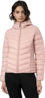 Kurtki damskie - Kurtka Damska Puchowa 4F F095 Różowa r XL - miniaturka - grafika 1
