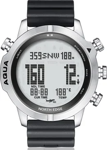 Cyfrowy zegarek nurkowy dla mężczyzn, zegarek z komputerem nurkowym, zegarki nurkowe, męskie zegarki na rękę z kompasem, wysokościomierzem, barometrem - Kompasy - miniaturka - grafika 1