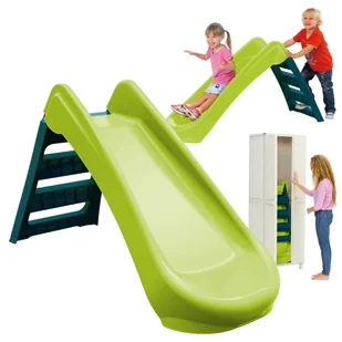 Palplay Zjeżdżalnia Składana Domowa Ogrodowa Ślizg 130 Cm. Lemongrass Zielona - Place zabaw - miniaturka - grafika 1